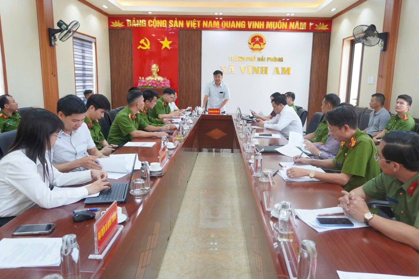 Xã Vĩnh Am chuẩn bị chu đáo Hội thi “Lực lượng tham gia bảo vệ an ninh, trật tự ở cơ sở giỏi” lần thứ I năm 2026 khu vực thi số 6 